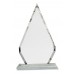 Crystal Diamond on Clear Pedestal Base 